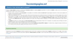 Desktop Screenshot of hacemostupagina.net