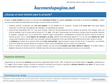 Tablet Screenshot of hacemostupagina.net